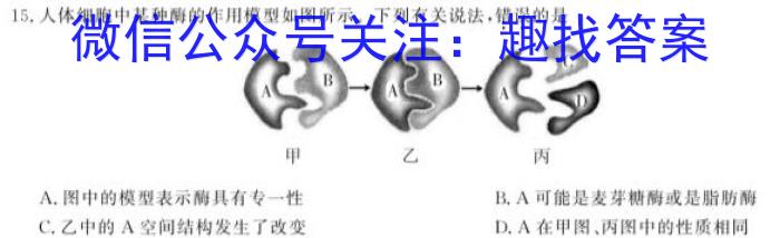 2023届洛阳许昌平顶山济源四市高三第三次质检生物