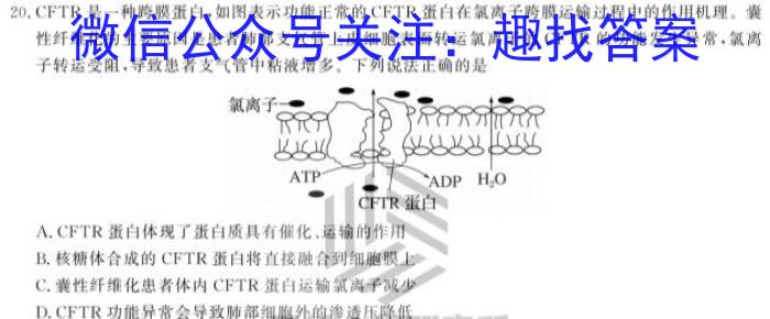 ［开封二模］2023年开封市高三年级第二次模拟考试生物