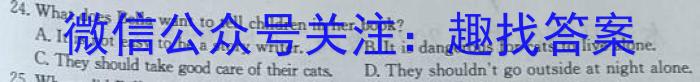 2023届九师联盟高三年级3月联考（老高考）英语