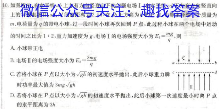 2023年河北省新高考模拟卷（五）q物理