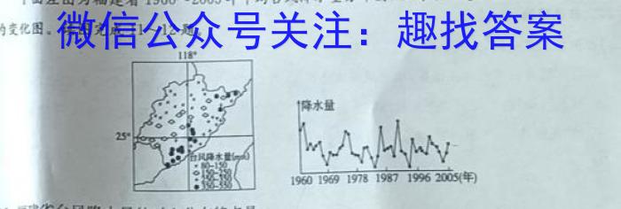 广西省2023年春季学期高二期中检测（23-394B）地理.