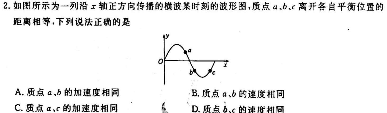 2023年普通高等学校招生全国统一考试冲刺预测·金卷(六)-物理