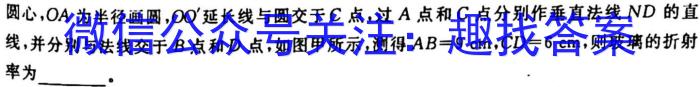 安徽省2023届九年级联盟考试（二）物理`