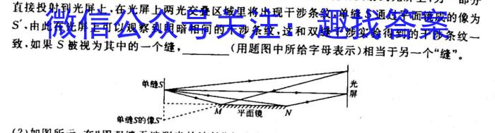 青桐鸣高考冲刺 2023年普通高等学校招生全国统一考试押题卷(二)物理`