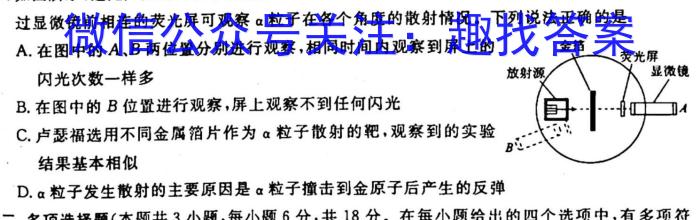 ［衡水大联考］2022-2023学年度下学期高三年级4月联考（新教材-X）z物理
