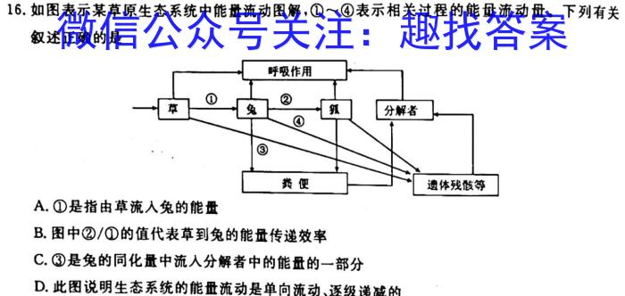 广东省佛山市2023年九年级模拟考试（一）生物