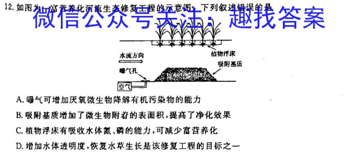 皖智教育安徽第一卷·2023年安徽中考信息交流试卷(六)6生物