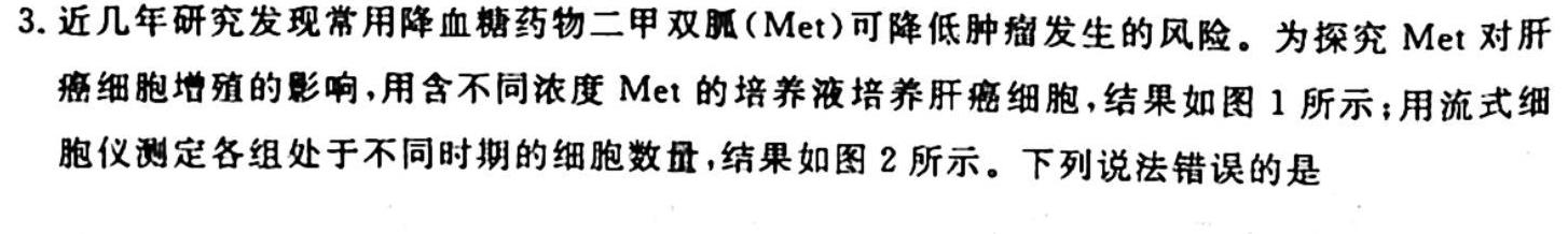 023衡水金卷先享题信息卷新高考新教材(二)生物试题及答案"