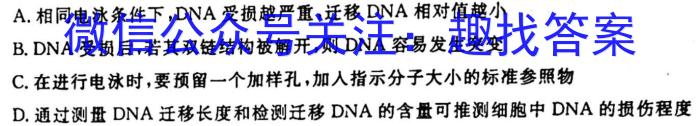 2023年普通高等学校招生全国统一考试·冲刺押题卷(新高考)(二)生物