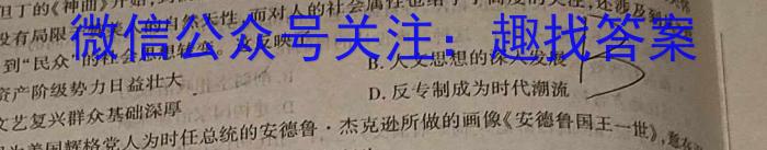 2023年普通高等学校招生全国统一考试冲刺预测·金卷(二)历史