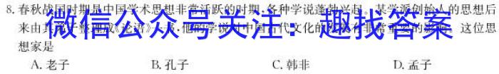 湖北省鄂东南省级示范教学改革联盟学校2022-2023学年高二下学期期中联考历史试卷