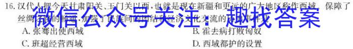 衡水名师卷 2023年辽宁名校联盟·信息卷(三)历史