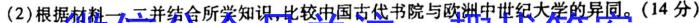 衡水金卷先享题2022-2023下学期高三一模(老高考)历史试卷
