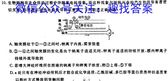 2023广东广州一模生物