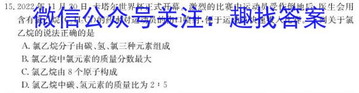 安徽省2023年中考模拟试题（3月）化学