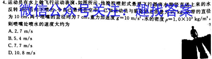 2023届河南3月联考日语科目（R007）物理`