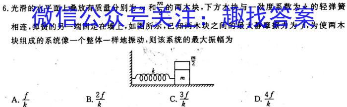 天壹名校联盟·2023年上学期高一期中联考q物理