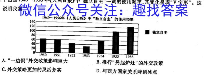 2023届河北高三年级3月联考历史