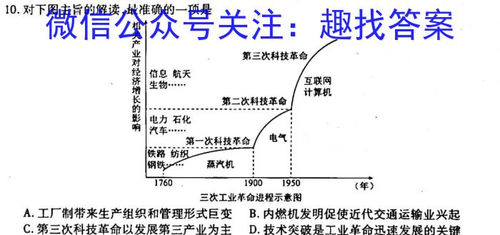 一步之遥 2023年河北省初中综合复习质量检测(五)5历史