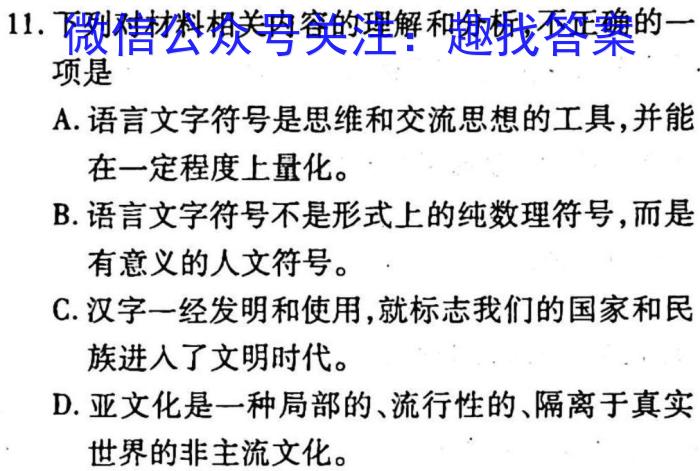 2022-023学年安徽省七年级下学期阶段性质量监测（五）语文