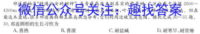 山西省晋城市阳城县2023年中考模拟练习地理.