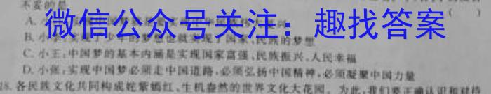 2023普通高校招生全国统一考试·全真冲刺卷(二)政治1