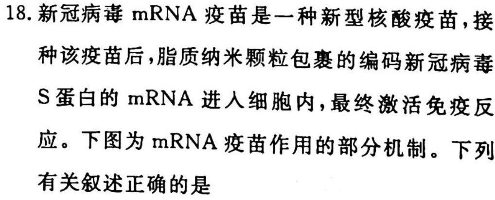 2023年普通高等学校招生全国统一考试冲刺预测·金卷(三)生物