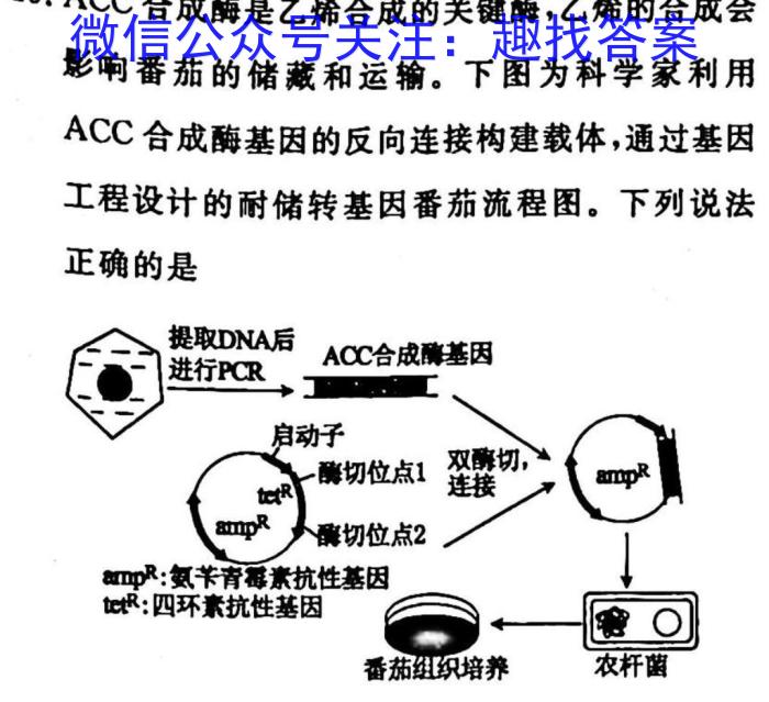 023届辽宁省高二期末考试(23-249B)生物"