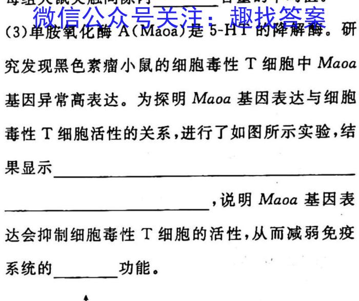 衡中文化2023年衡水新坐标·信息卷(三)生物