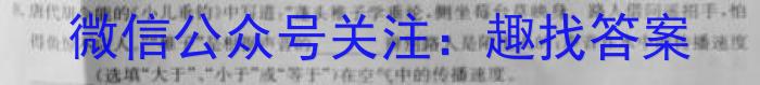 江淮名卷·2023年中考模拟信息卷（三）f物理