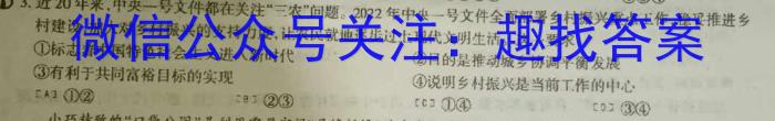 河南省新乡市2023年九年级学业水平模拟测评地理.