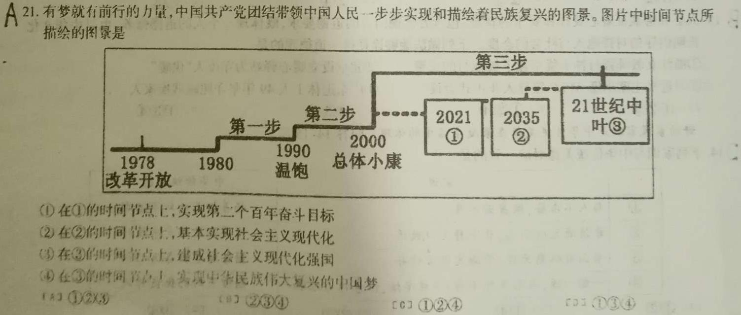 2023届黑龙江省高三模拟试卷3月联考(23-322C).地理