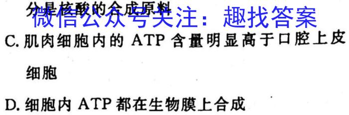 ［开封二模］2023年开封市高三年级第二次模拟考试生物