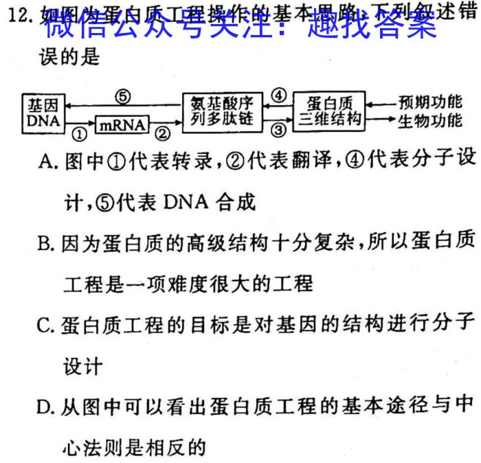 山东省枣庄市2023届高三模拟考试生物