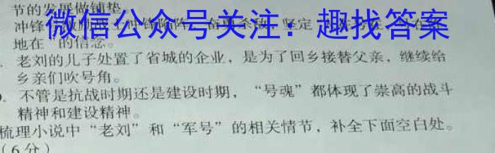 [启光教育]2023年河北省初中毕业生升学文化课模拟考试(二)语文