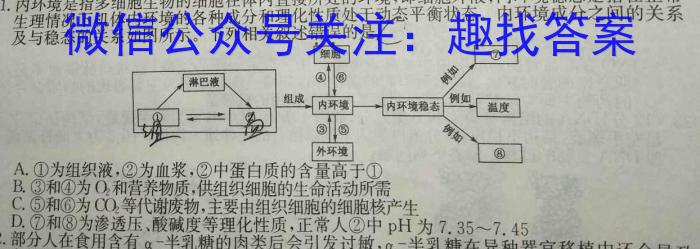 安师联盟2023年中考权威预测模拟考试（四）生物