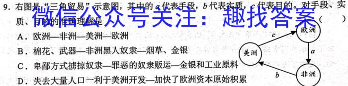 2023年河北省新高考模拟卷（一）历史