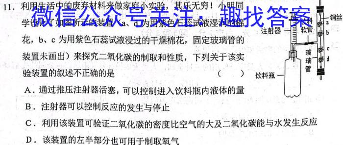 2023年陕西省高三教学质量检测试题（二）化学