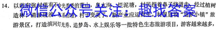 2023届普通高等学校招生全国统一考试冲刺预测卷XKB-TY-YX-E(一)1政治1