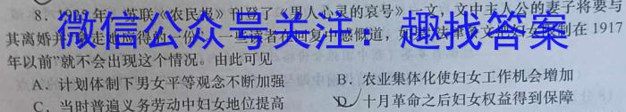 安徽省鼎尖教育2024届高二年级3月联考政治s