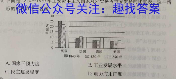 寿春中学2023届毕业班第一次模拟考试政治试卷d答案