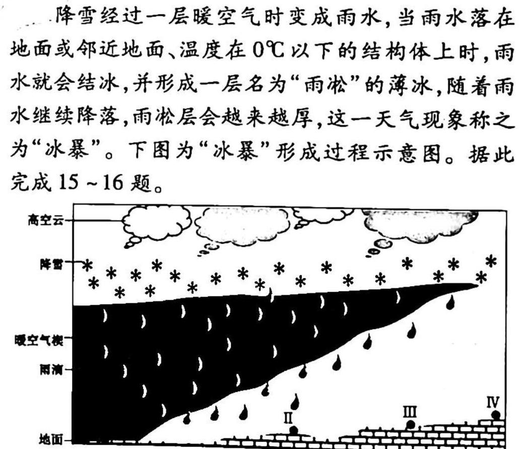 山西省2023届九年级考前适应性评估（二）【7LR】.地理