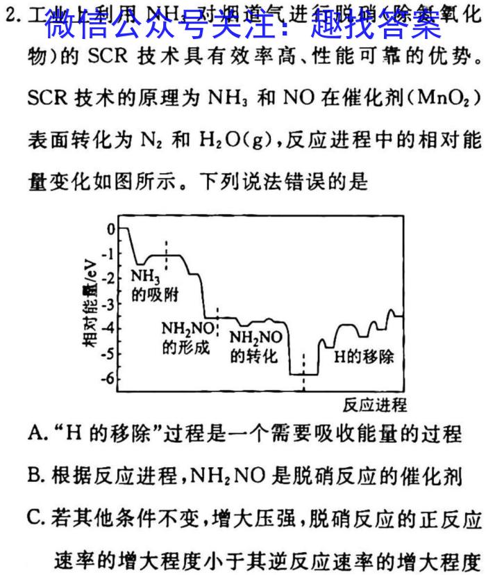 晋学堂2023年山西省中考备战卷·模拟与适应（3月）化学