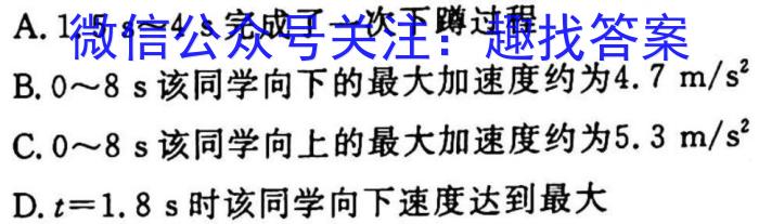 萍乡市2022-2023学年度第二学期高一期中考试(23-421A)f物理