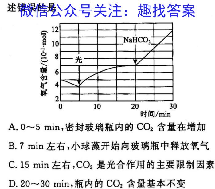 天一大联考·2023届高考冲刺押题卷（三）生物