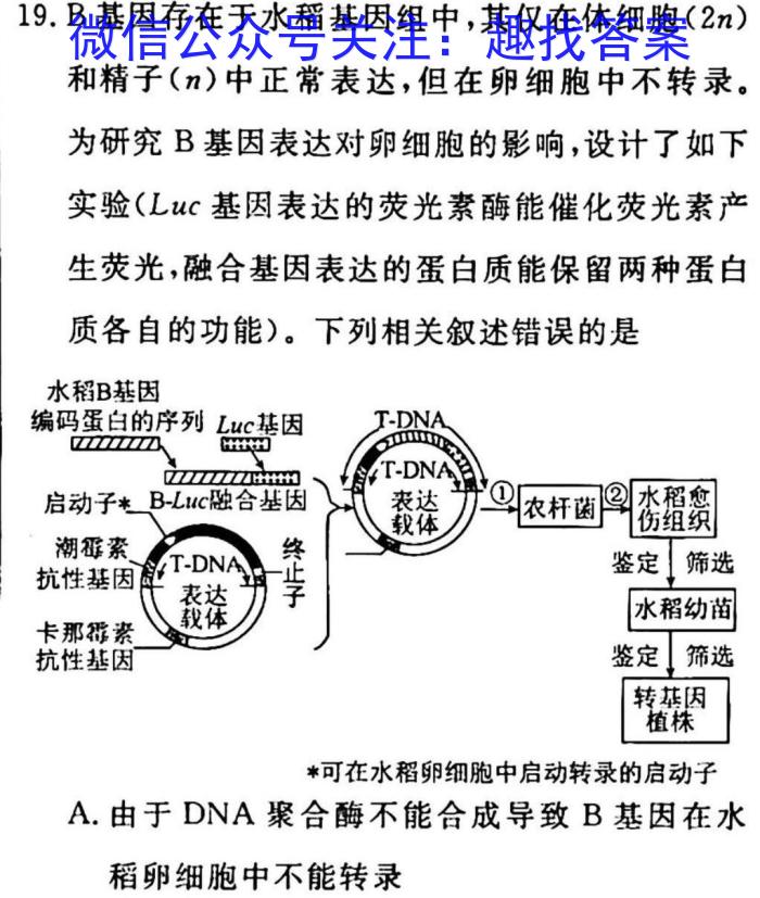 023普通高等学校招生全国统一考试