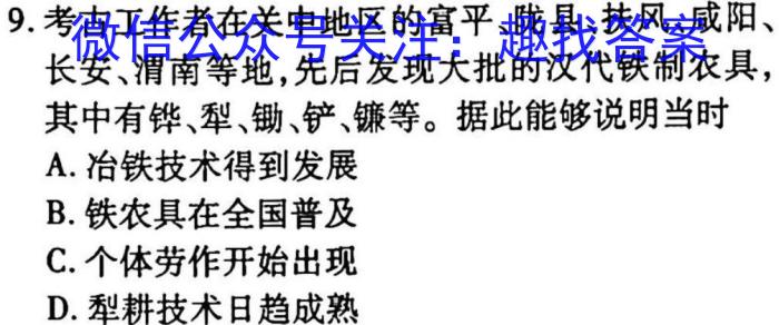 【益卷】2023年陕西省初中学业水平考试全真模拟（六）政治s