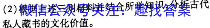 2023年安徽A10联盟高二4月联考历史试卷