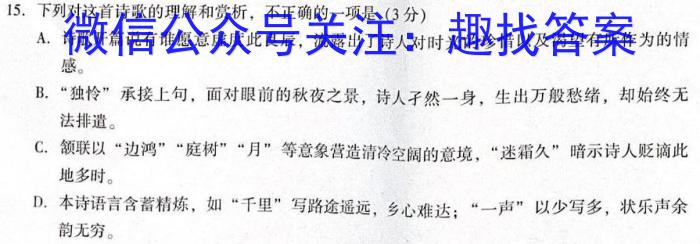 安徽省2023年中考密卷·先享模拟卷（二）语文