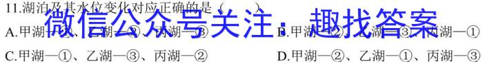 安徽省2022~2023学年度第二学期高二年级3月联考(232438D)地理.